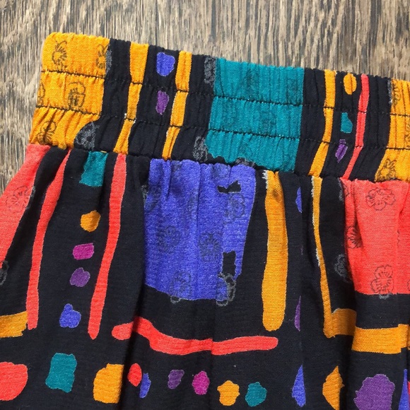 Vintage Abstract Pattern Circle Skirt - Picture 8 of 14